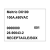 Meltric 26-90043-2 RECEPTACLE/BOX 26-90043-2